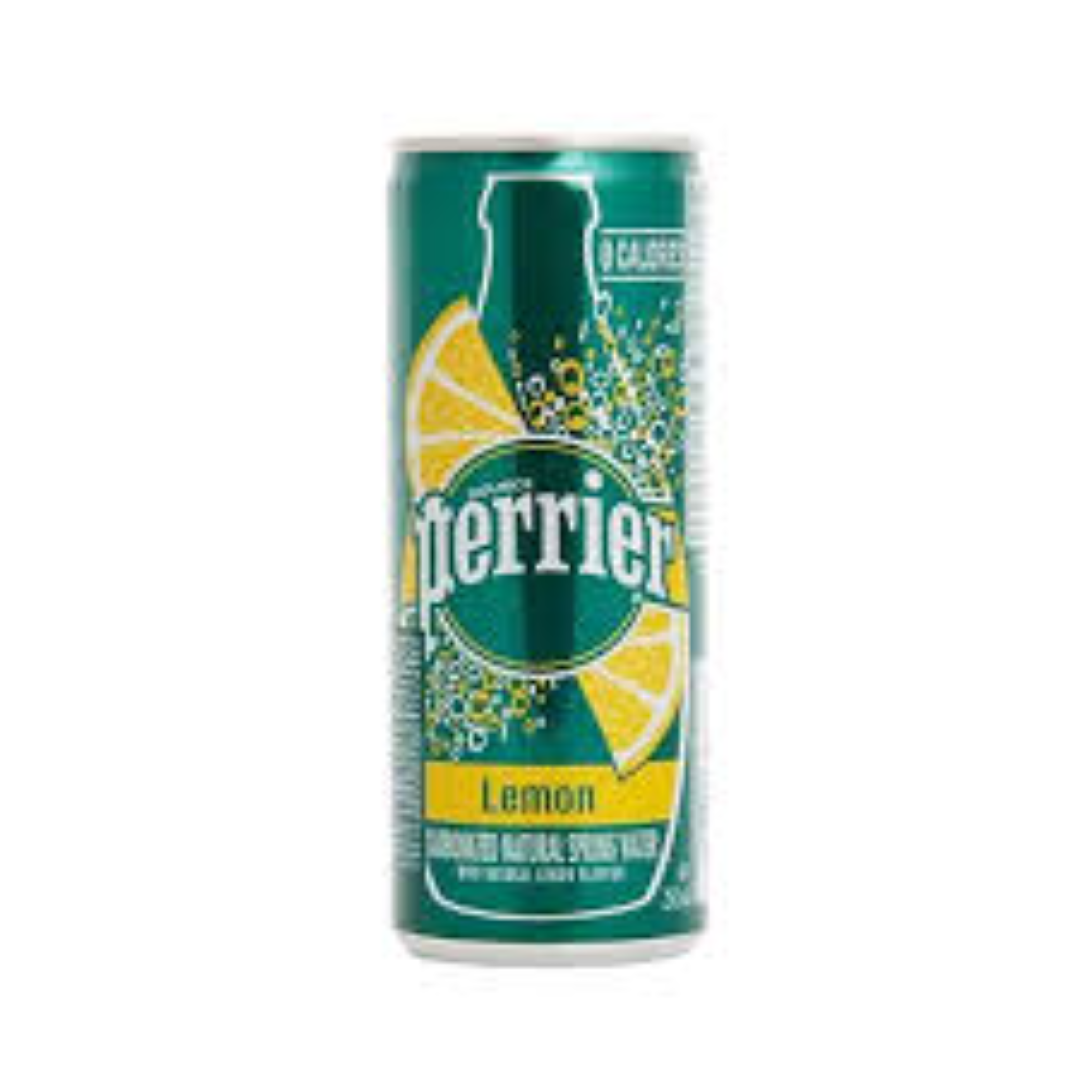 PERRIER LEMON 250ML CAN